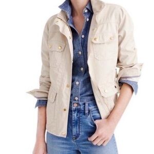 J Crew Women's Downtown Field Khaki Jacket, size S.